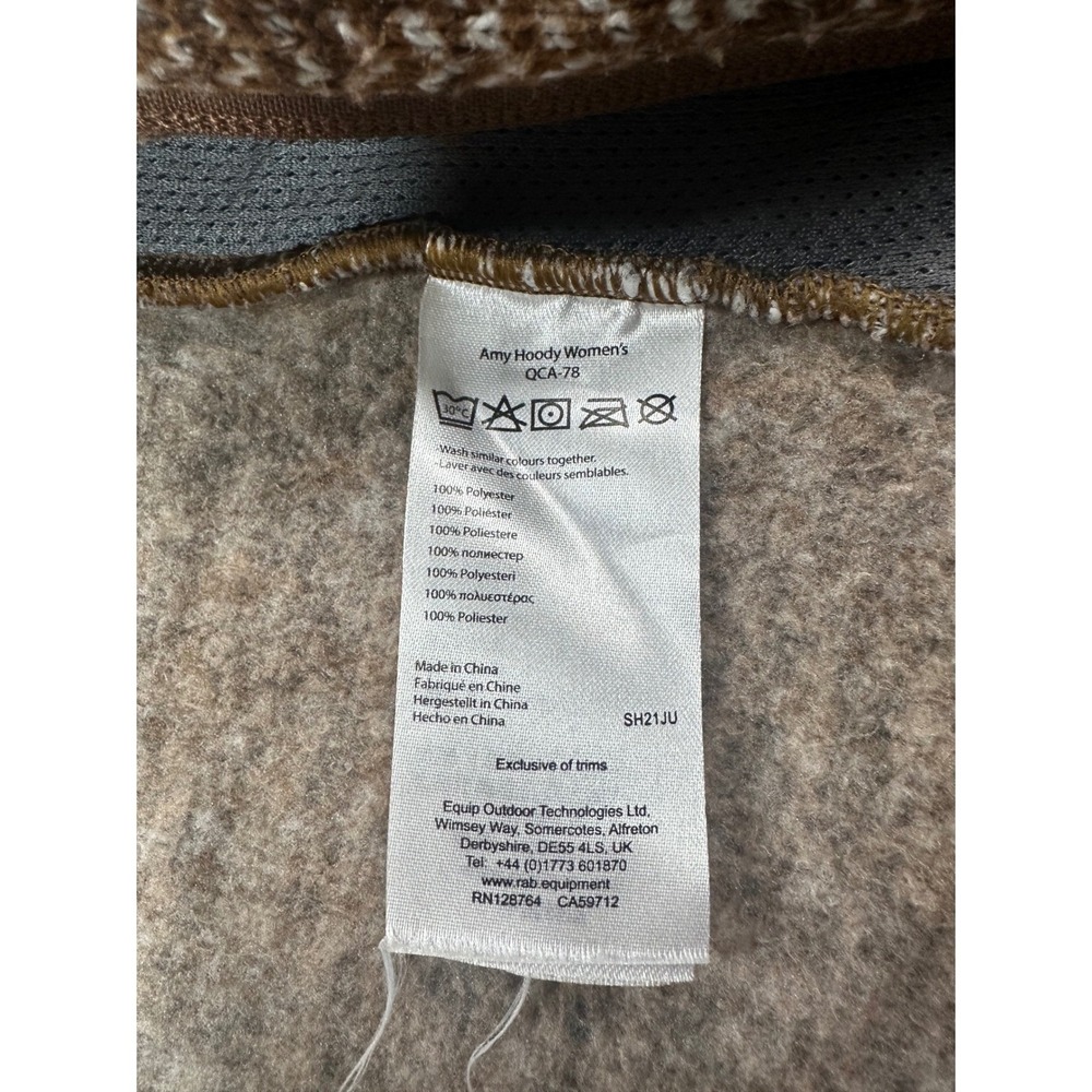 Rab Amy Hoody Women's Hoodie *Caramel Size M UK 12 - Picture 4 of 6
